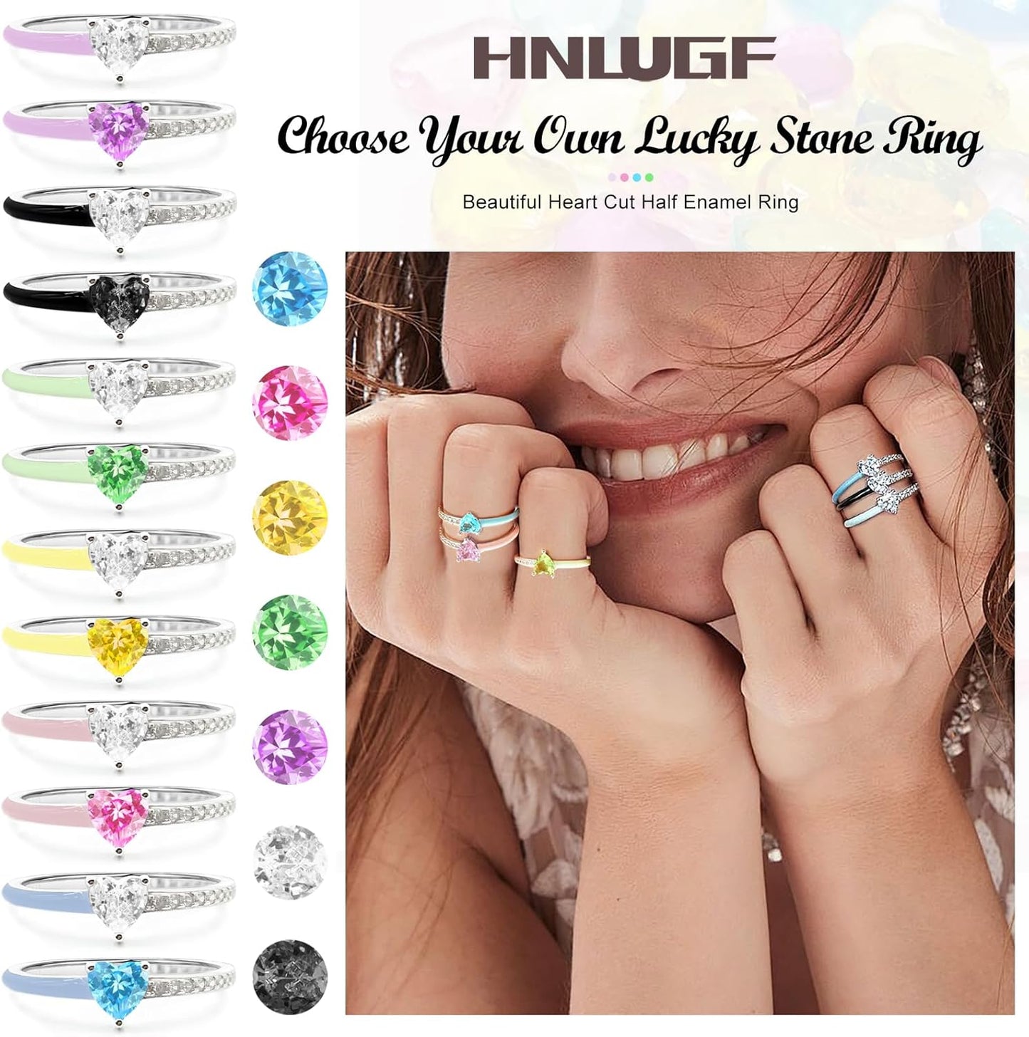 Love Me until I'M Me Again Black Heart-Cut Half Enamel Ring, Black Heart Self-Love Ring, Jewelry Birthday Gifts for Women, Daughter, Wife, Friends