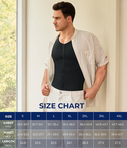 TAILONG compression undershirt worn under casual clothing