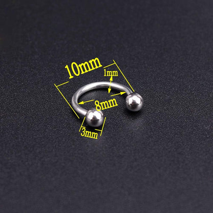 Juland 85 PCS Piercing Kit Body Piercing Surgical Steel Belly Button, Tongue, Eyebrow, Nipple, Lip, Nose Tapers Plugs Gauges Set