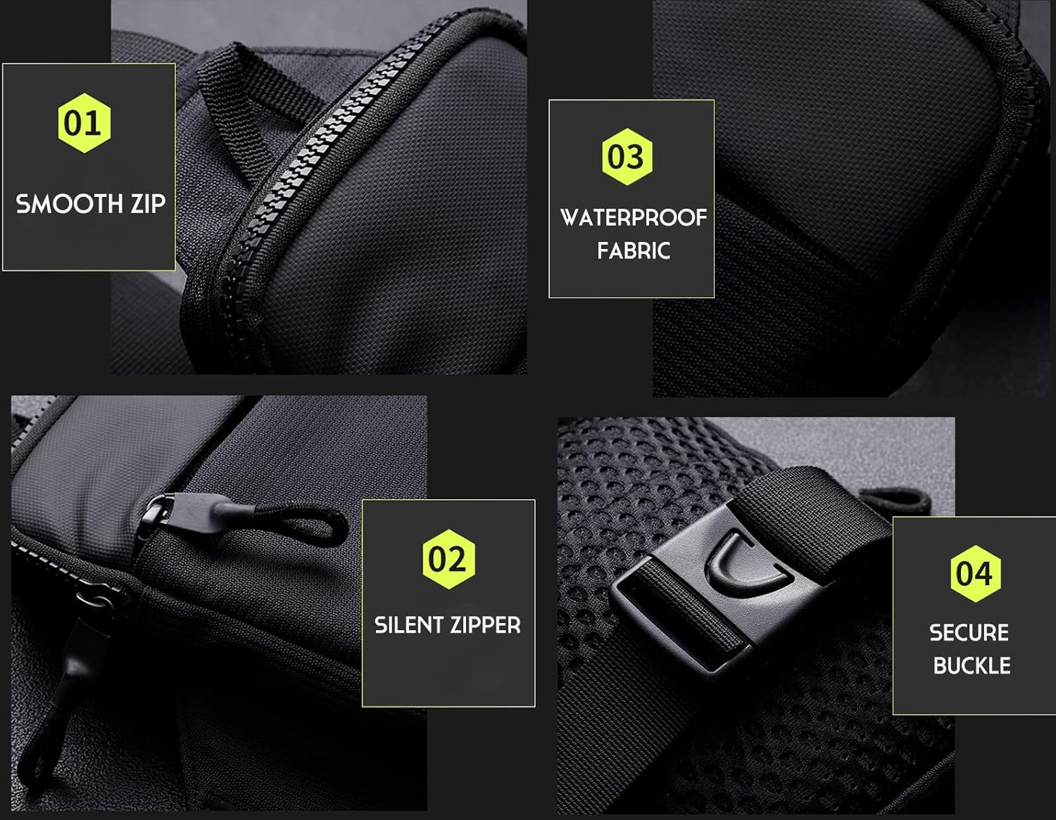 Simptech bag packed with phone and essentials for travel