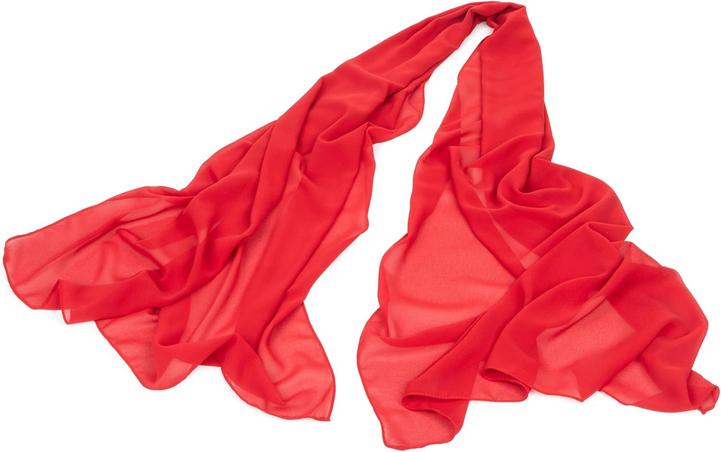 Women Lightweight Chiffon Scarf Breathable Solid Color Long Fashion Scarves Sun-Proof Shawls Wrap