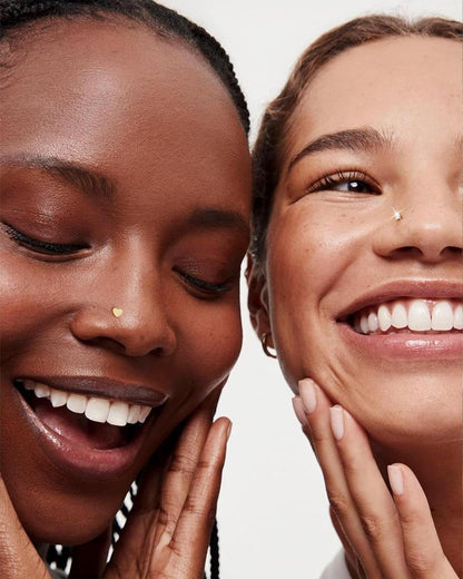 20G Nose Rings Stud for Women Surgical Steel Gold Silver Nose Ring L Shaped Corkscrew Nose Studs Hypoallergenic Small 1.5/2/2.5/3Mm CZ Cute Heart Star Moon Ball Nose Piercing Studs Jewelry Set 8Pcs