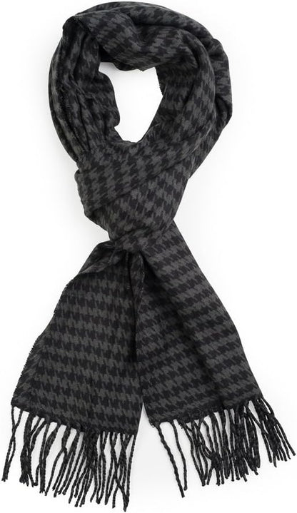 Plum Feathers Super Soft Luxurious Cashmere Feel Unisex for Men and Women Winter Scarf