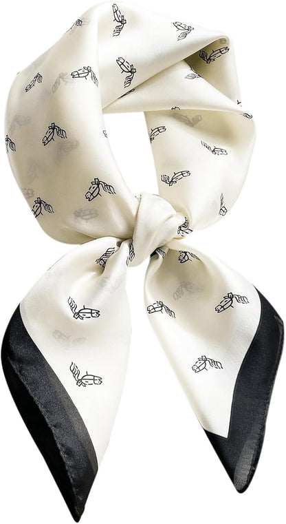 Satin Bandanas Head Scarf for Women Hair Scarves Accessories Lightweight Fashion Wrap Neck Silk Sleeping Headscarf