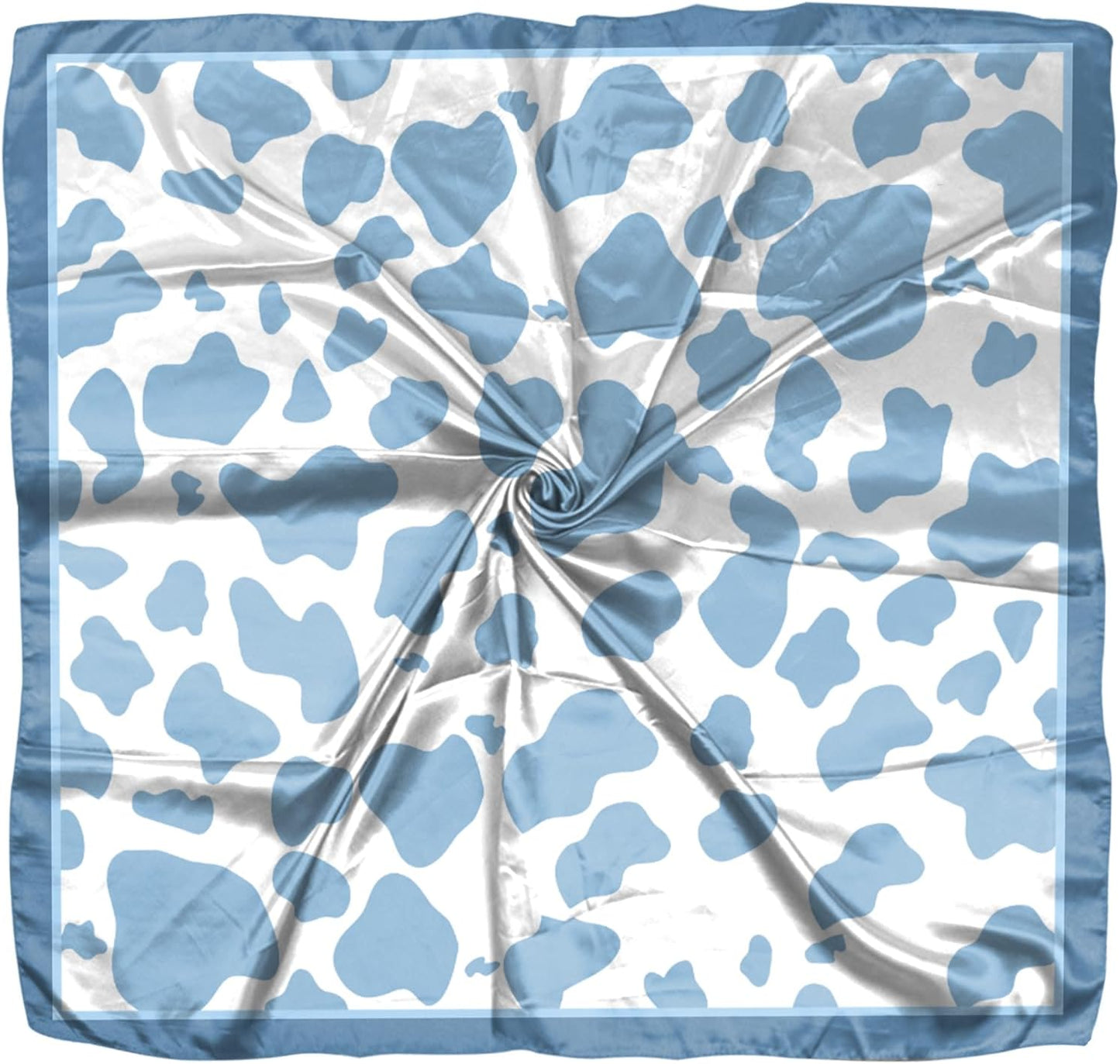 Scarf Silk Feeling Square Satin Head Hair Scarf Wrap 27.5 Inches Headwear Aesthetic Cute Decoration Women Girls