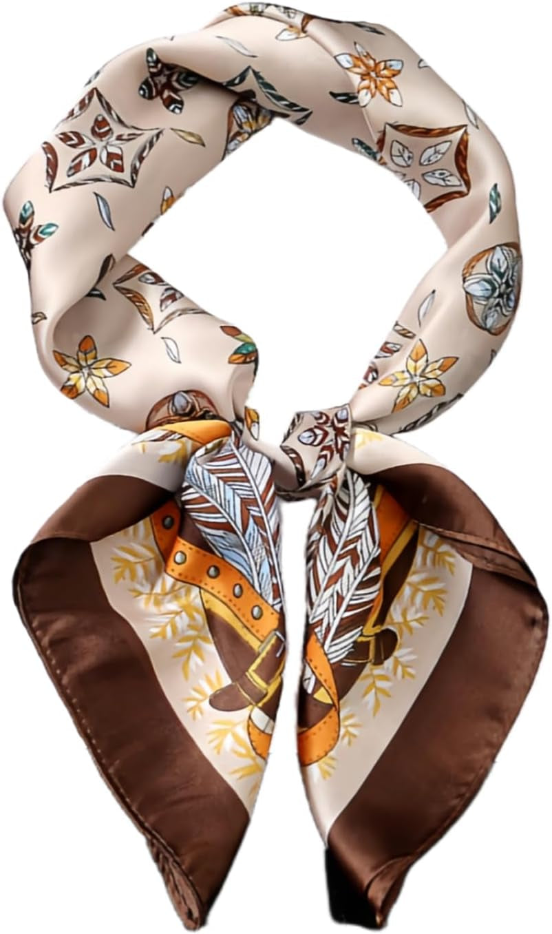 Satin Head Scarf Silk like Hair Scarf Stain Bandana for Women Hair Scarves Accessories Lightweight Fashion Wrap Neck Silk