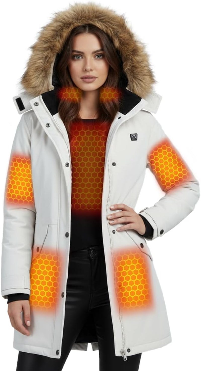 Temperature control interface on heated jacket