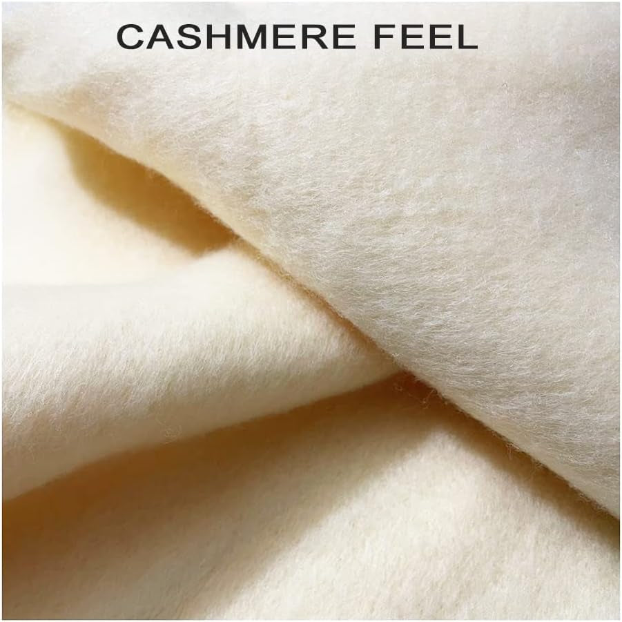 Large Chunky Scarf Oversized Fluffy Scarves Blanket Big Wool Thick Winter Warm