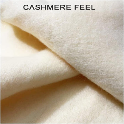 Large Chunky Scarf Oversized Fluffy Scarves Blanket Big Wool Thick Winter Warm