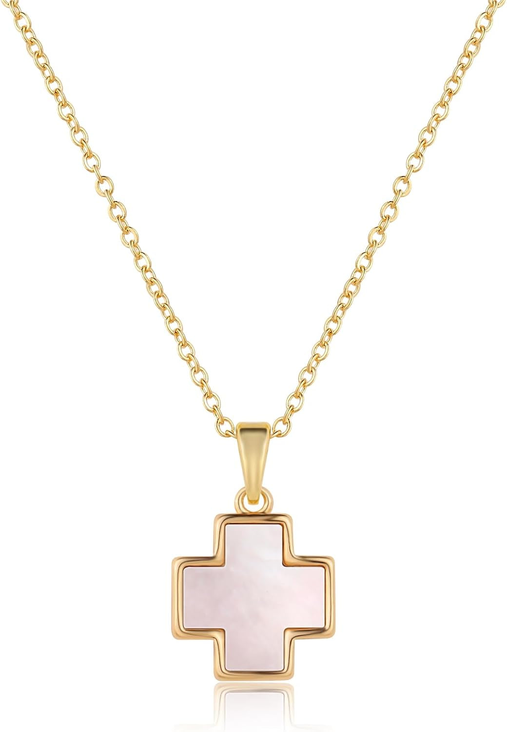 Clover Pendant Necklace for Women Four Leaf Clover Necklace for Women 18K Gold Plated