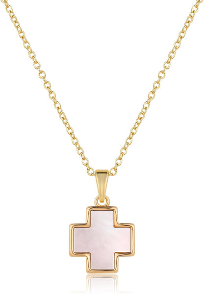 Clover Pendant Necklace for Women Four Leaf Clover Necklace for Women 18K Gold Plated