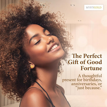 Clover Stud Earrings 18K Gold Plated I Hypoallergenic Earrings I Four Leaf Clover Flower Earrings I St Patricks Day Irish Four Leaf Clover Jewelry I Trendy Floral Stud Earrings I Lucky Jewelry Gift for Women