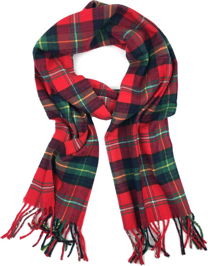 Plum Feathers Super Soft Luxurious Cashmere Feel Unisex for Men and Women Winter Scarf