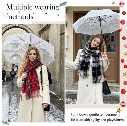 Pleneal Scarf for Women,Soft Chenille Winter Scarves, Womens Warm Thick Scarf for Cold Weather