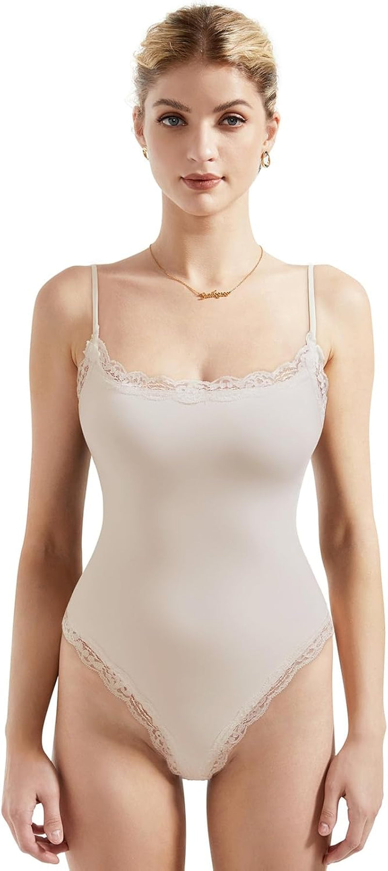 SUUKSESS sleeveless bodysuit paired with bottoms styling
