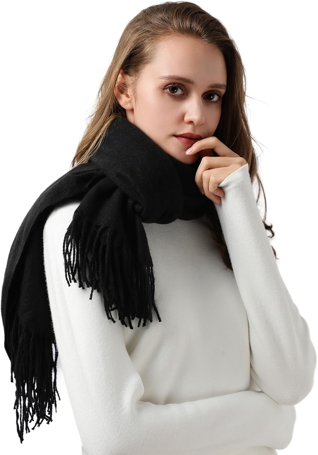 DOFOWORK Scarf for Women - Womens Scarf Shawls and Wraps for Evening Dresses, Fashion Long Scarves, 78.7" X 27.5"