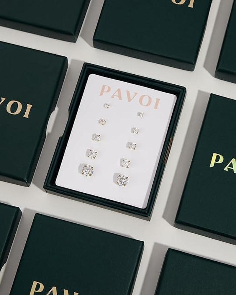 PAVOI 14K Gold Plated 925 Sterling Silver Post Love Knot Stud Earrings | Gold Earrings for Women