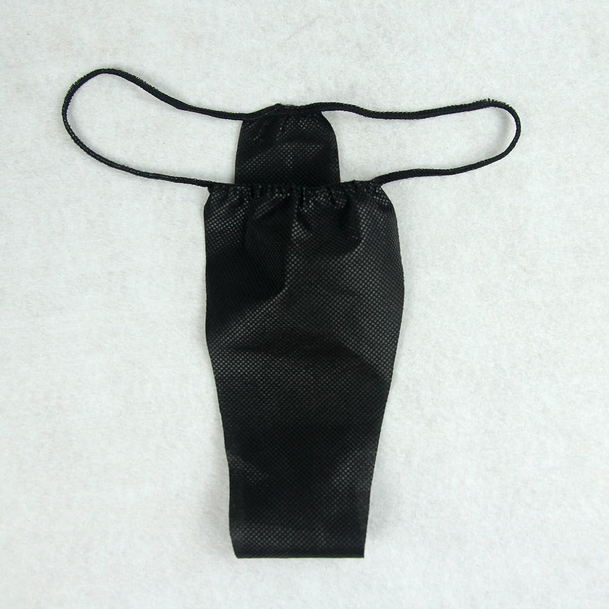Individual disposable thong panties wrapper included in pack