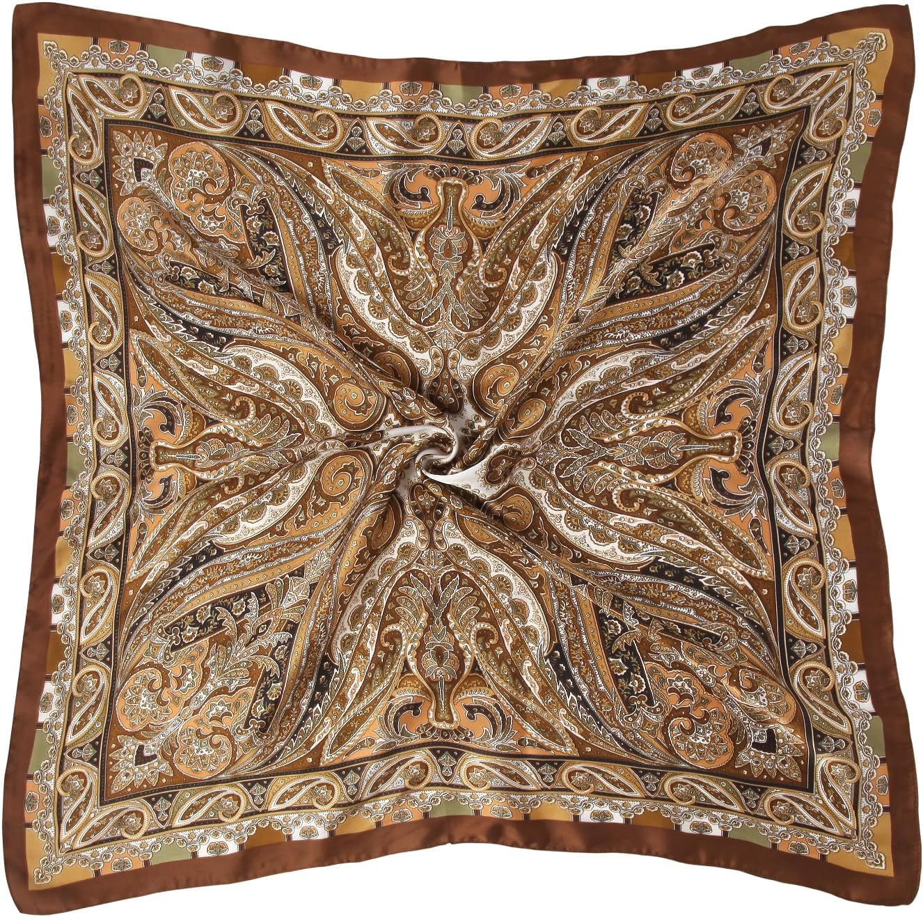 1 Pcs 27.5 Inches Satin Head Scarf Silk like Hair Scarf Stain Bandana Hair Wrap Neck Scarf for Women