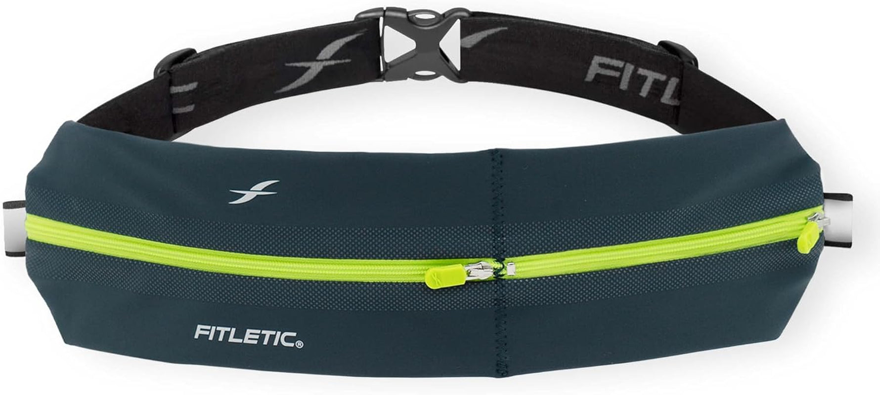 Running belt worn across hips hands-free
