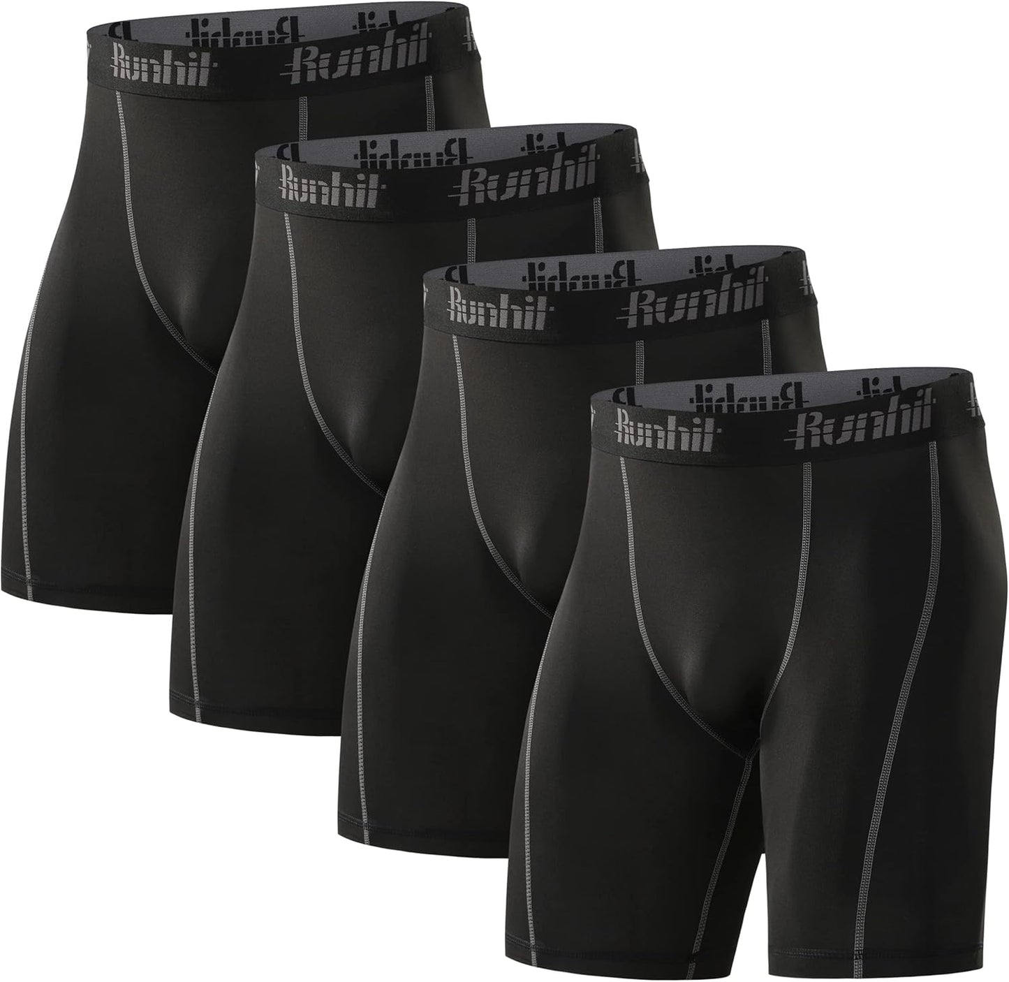 Runhit Compression Shorts Men Underwear Spandex Running Shorts Workout Athletic