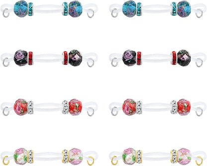 D.Bella Fake Nipple Rings Non Piercing Nipple Jewelry Bells Heart Adjustable Nooses Faux Nipple Piercing Cute Body Jewelry