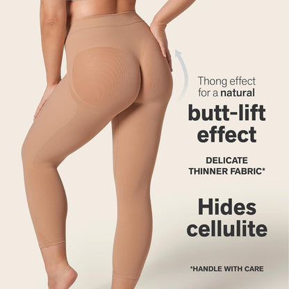 Leonisa thigh slimmer girdle showing compression fit and smooth silhouette