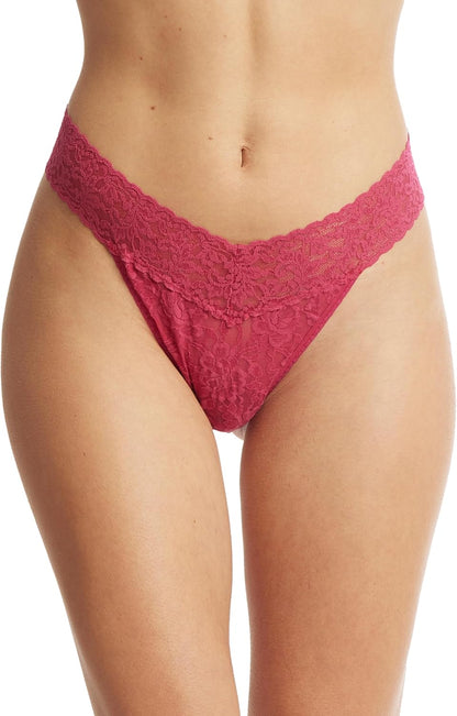 Comfortable original rise thong panties by Hanky Panky