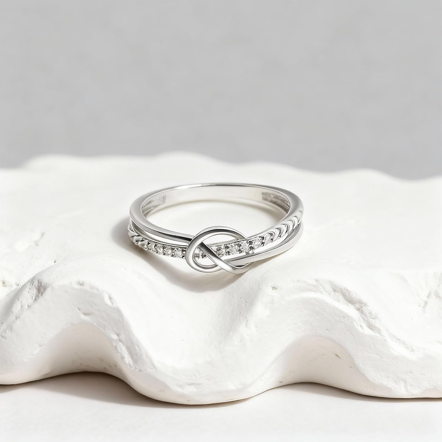 Harry and Henry to My Granddaughter Ring from Grandma Knot Stackable Statement Jewelry Meaningful Gift Christmas Stocking Stuffer Present for Her