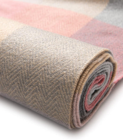 Villand Women'S Wool Scarf - Cashmere Feel Winter Checked Scarves for Women, Large Soft Thick Shawls and Wraps with Gift Box