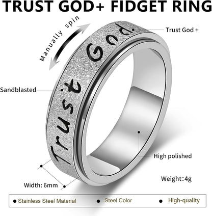 Fidget spinner ring stress relief gift packaging