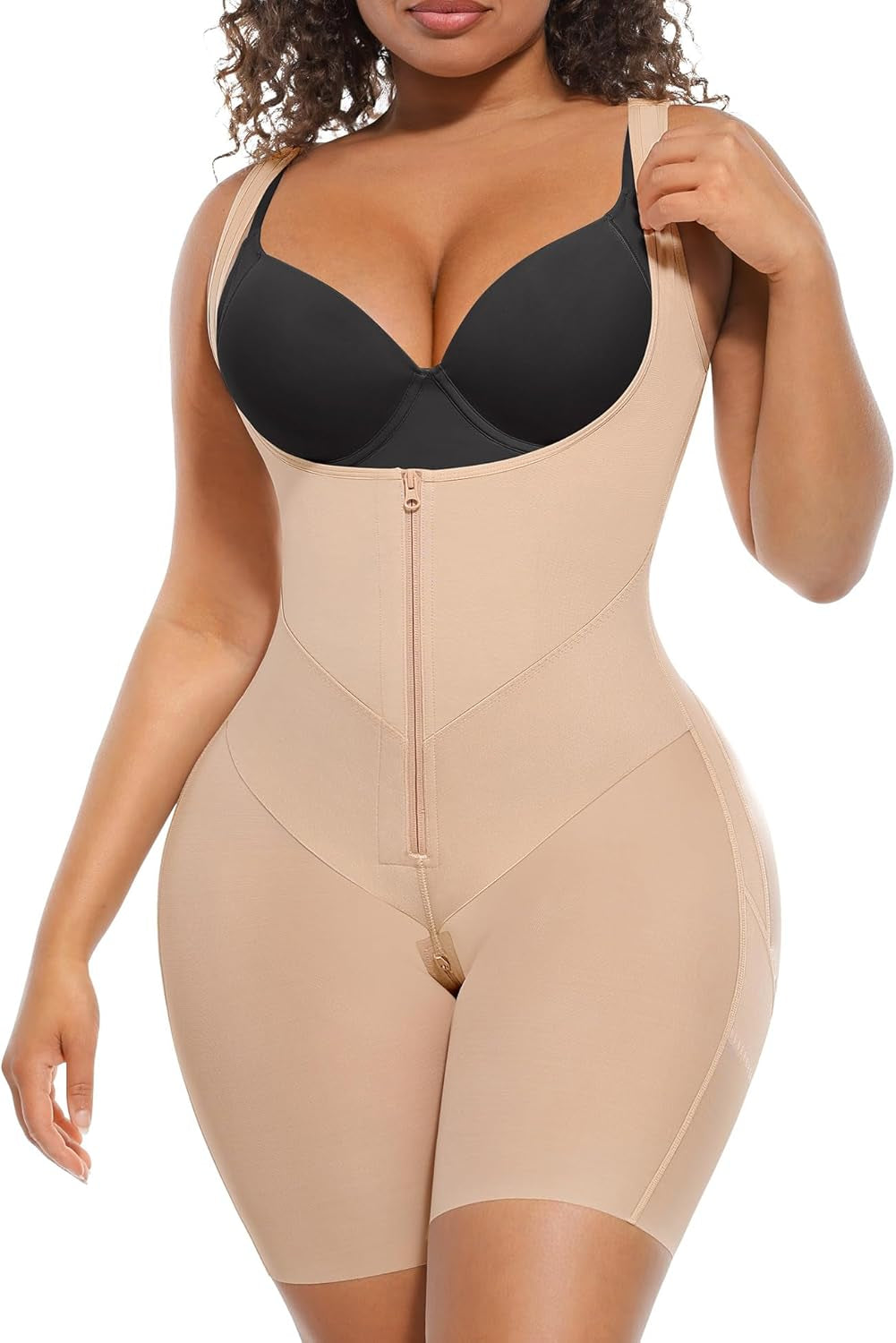 Colombian faja bodysuit full coverage shaping garment