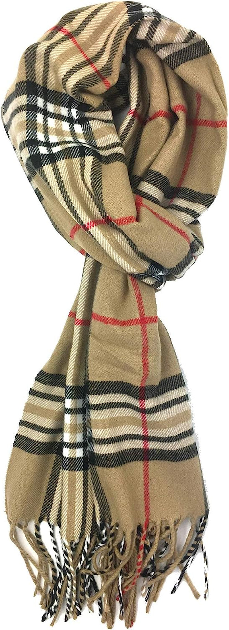 Plum Feathers Super Soft Luxurious Cashmere Feel Unisex for Men and Women Winter Scarf