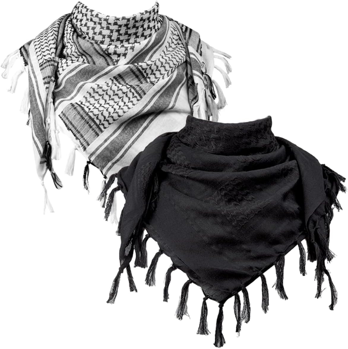 FREE SOLDIER Scarf Military Shemagh Tactical Desert Keffiyeh Head Neck Scarf Arab Wrap with Tassel for Men Women