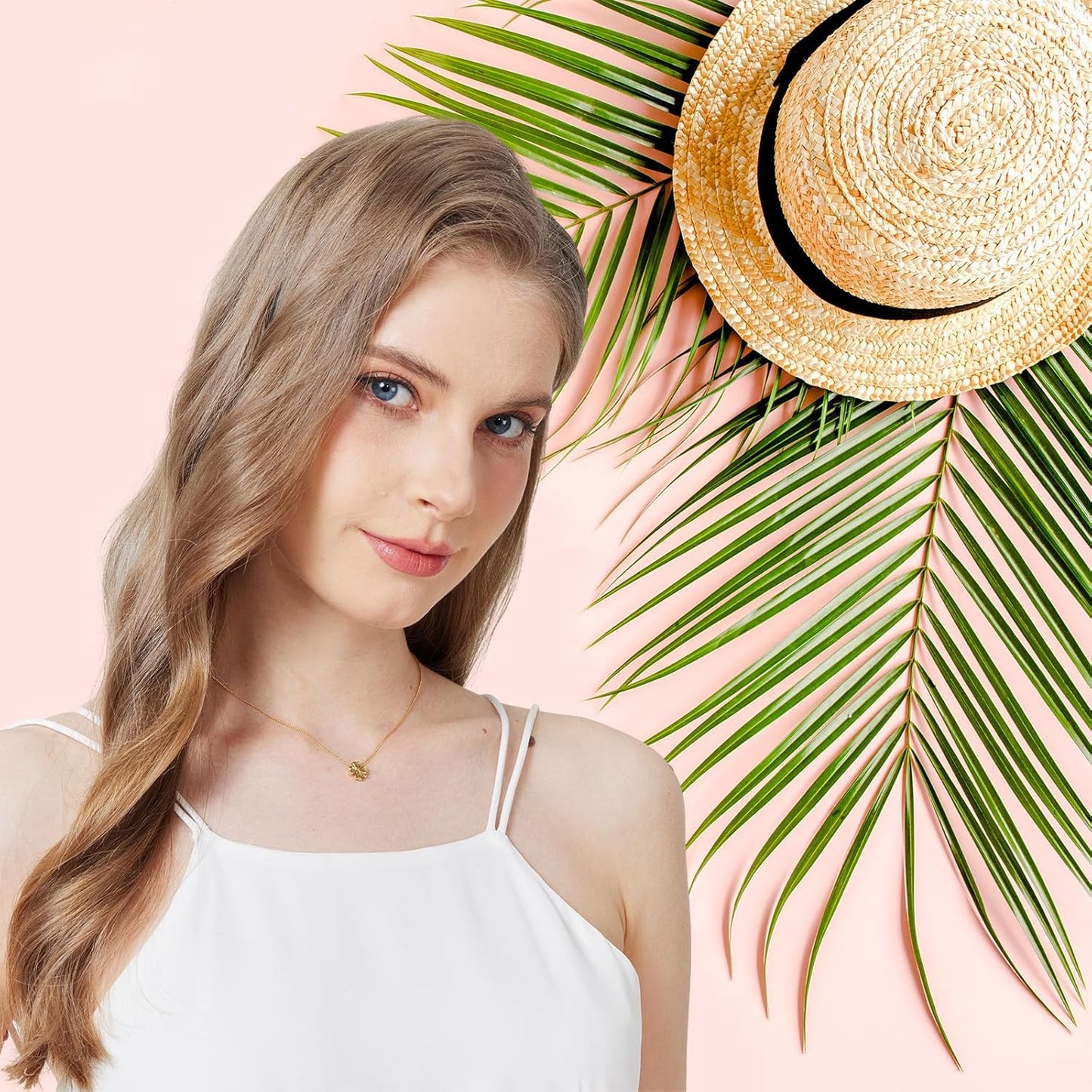 Four-Leaf Clover Necklace for Women–18K Gold-Plated,Luck Good Fortune Pendant,Stylish Jewelry Gift,Lucky Charm Necklace