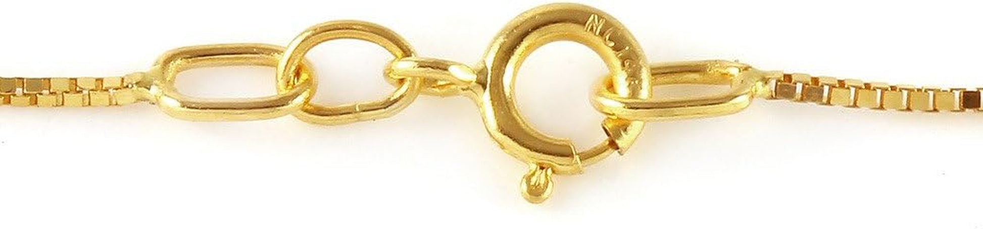 Galaxy Gold GG 14K Yellow Gold 18" Necklace with 4.83 Carat Natural Cushion-Shaped Sapphire