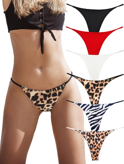 KUKU PANDA 6 pack thong set packaging with all color variations