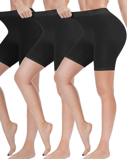 Women wearing soft slip shorts under dress everyday