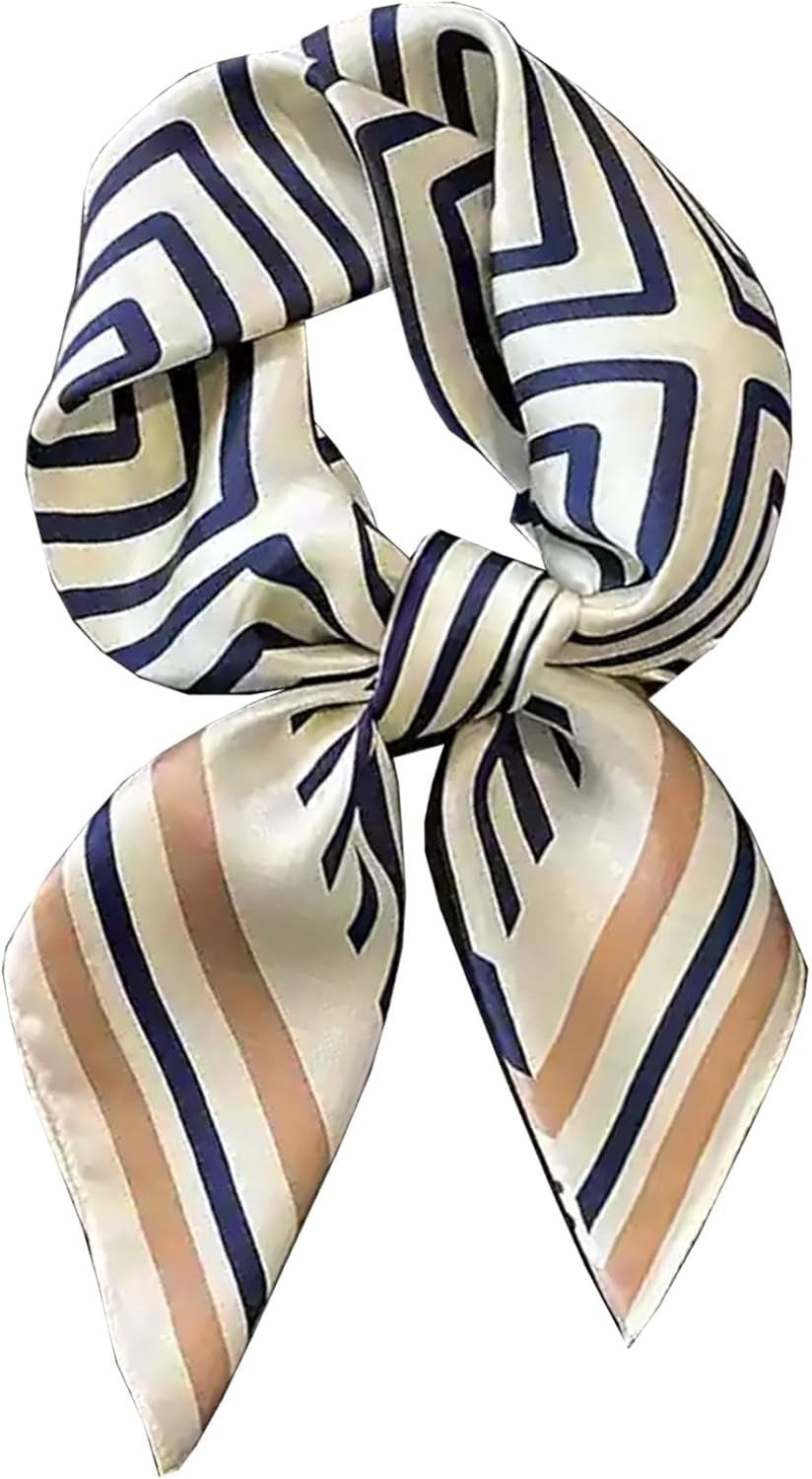 Neck Scarf for Womens Silky Head Scarves Hair Bandanas Square Scarf Fashion Accessories Lightweight