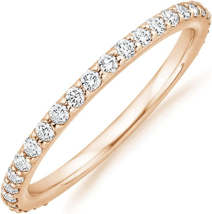 14K gold plated stackable rings perfect for women's wedding jewelry