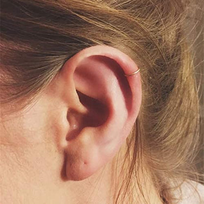 Hoop Cartilage Earring Fake Earrings Nose Rings Septum Nose Ring Stainless Steel for Women Men Girls