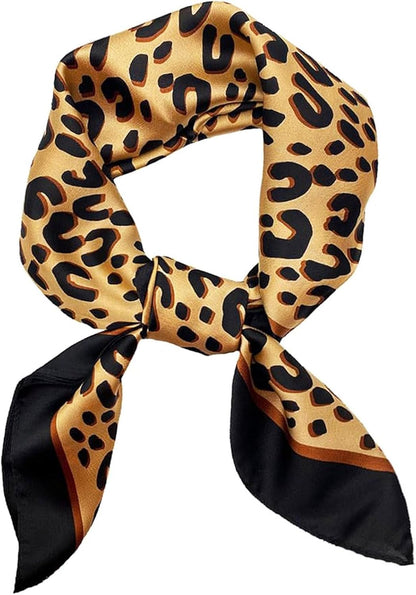 Satin Bandanas Head Scarf for Women Hair Scarves Accessories Lightweight Fashion Wrap Neck Silk Sleeping Headscarf