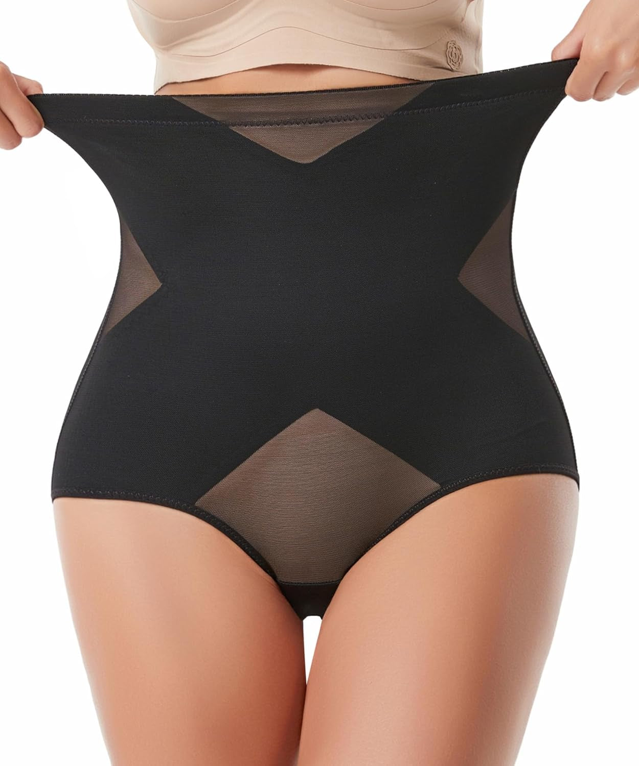 Butt lifting shapewear panties back detail with lifting technology