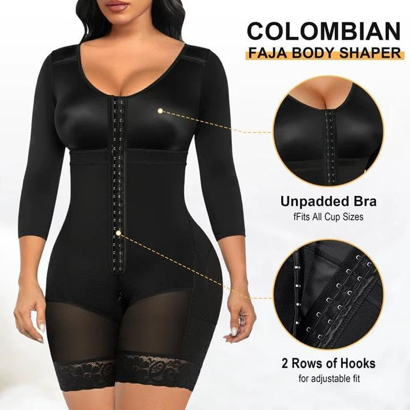 SHAPERX postpartum tummy control shapewear side profile view