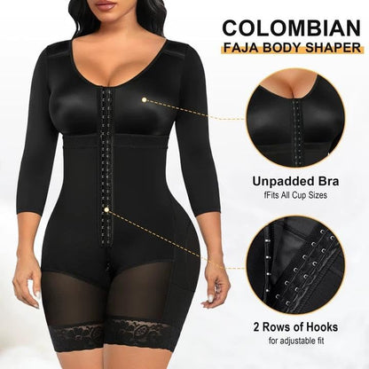 SHAPERX postpartum tummy control shapewear side profile view