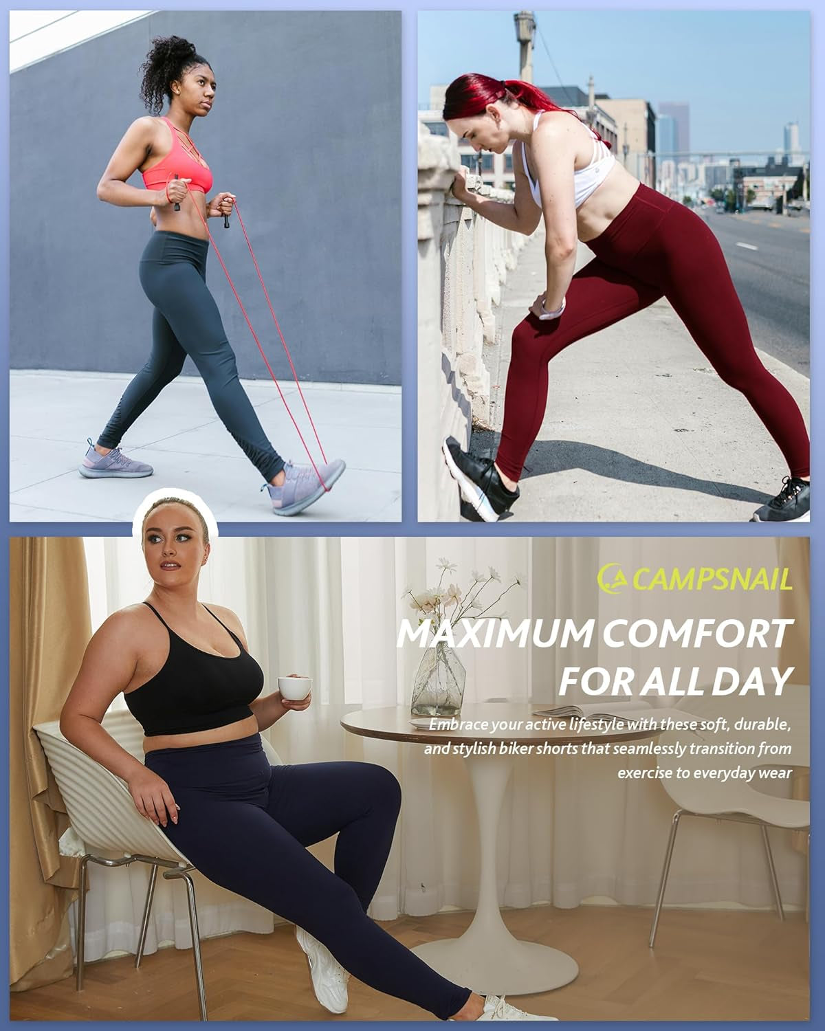 High waisted leggings perfect for gym and fitness activities