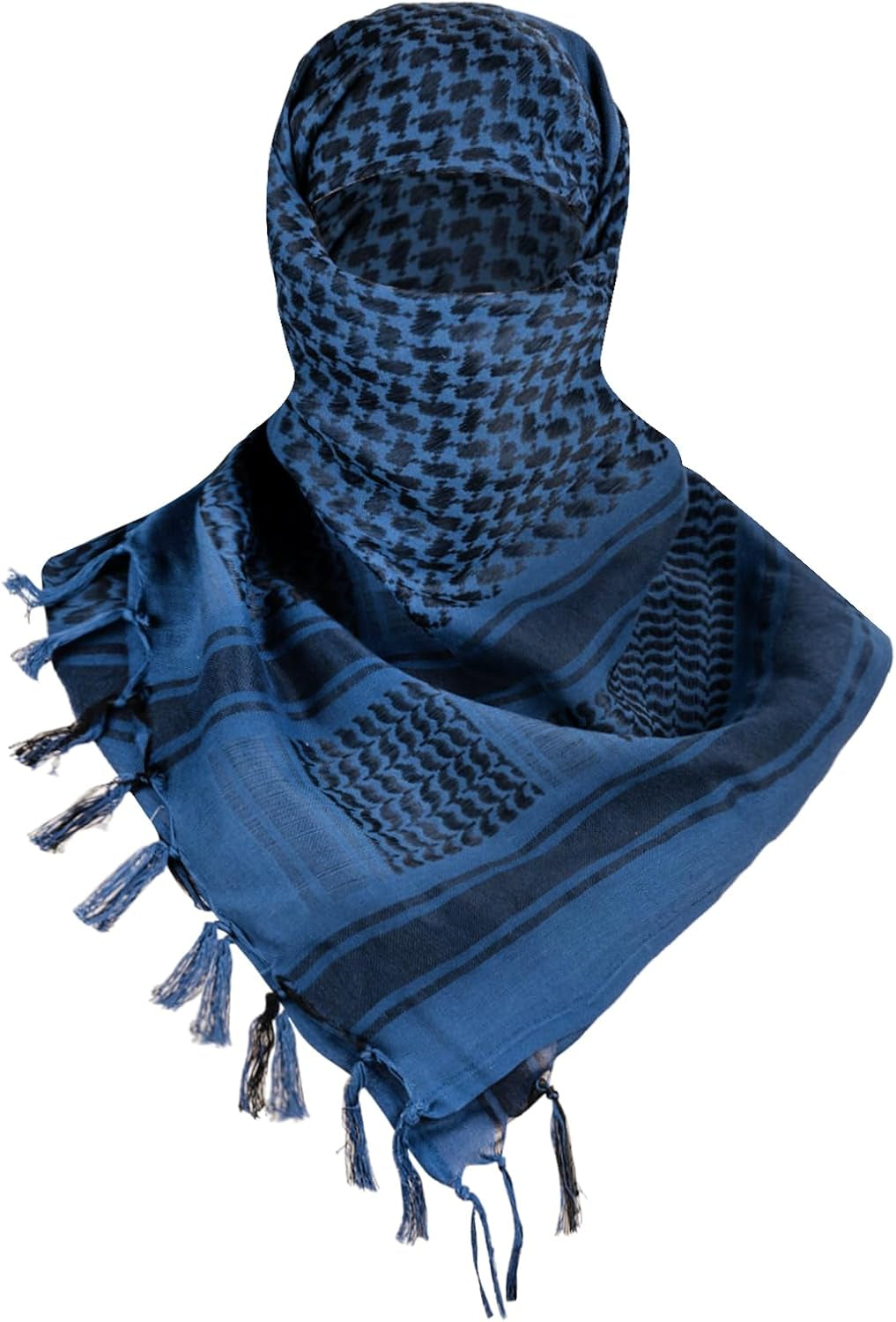 FREE SOLDIER Scarf Military Shemagh Tactical Desert Keffiyeh Head Neck Scarf Arab Wrap with Tassel for Men Women