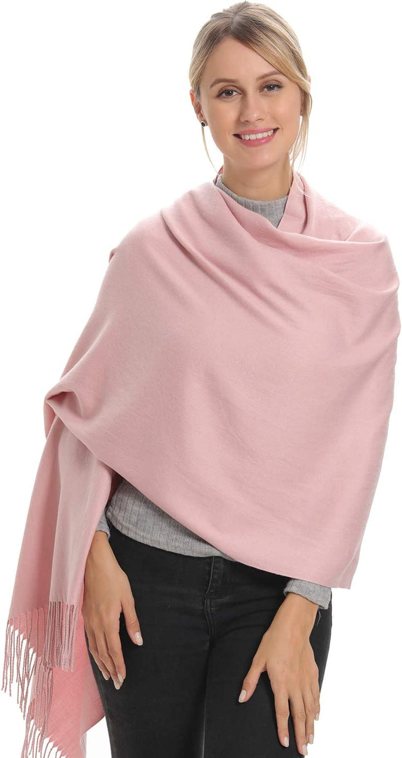 Genovega Women Pashmina Scarf,Evening Wedding Party Shawl Accessories Gift for Bridal