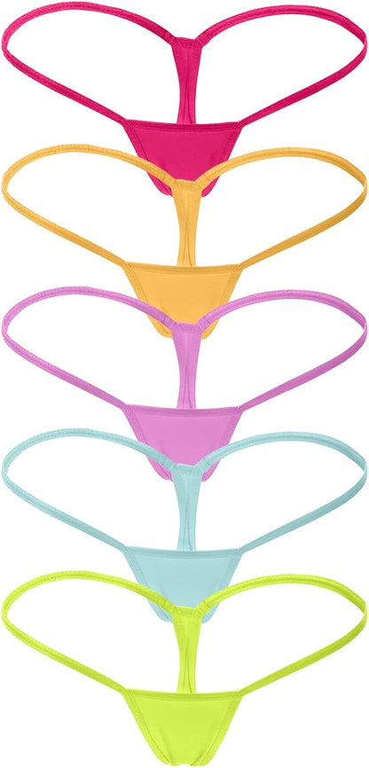 ETAOLINE tiny thong worn by model demonstration