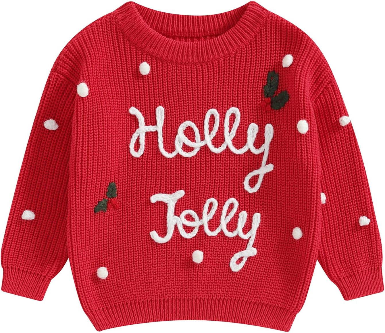 Baby Halloween Sweater Pumpkin Print Long Sleeve Crewneck Embroidery Knit Sweatshirt Toddler Fall Winter Pullover